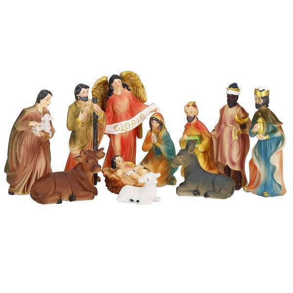 Figurki do szopki bożonarodzeniowej 11 szt. zestaw święta