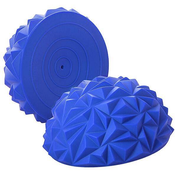 Piłka do masażu z kolcami niebieska masażer