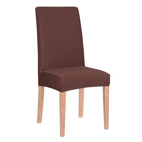 Pokrowiec na krzesło uniwersalny brązowy