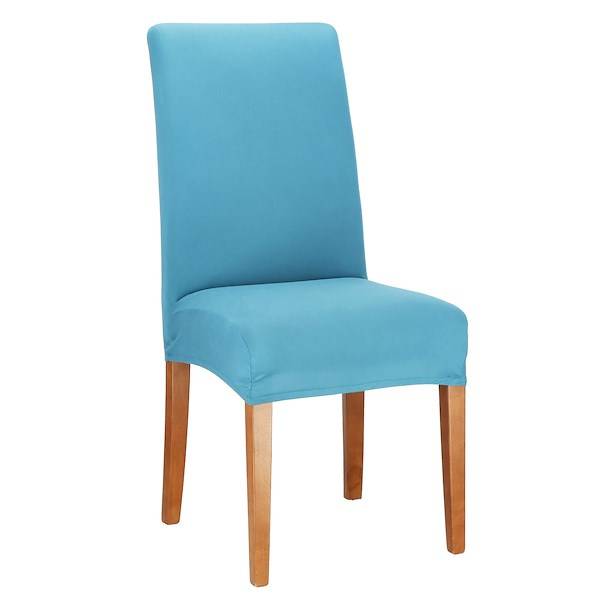 Pokrowiec na krzesło uniwersalny niebieski