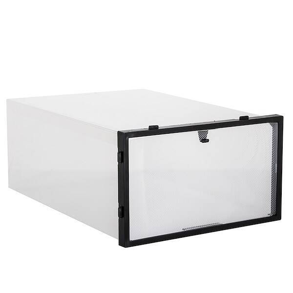 Pudełko na buty z otwieraną klapą 30,5x21x12,5 cm organizer na obuwie