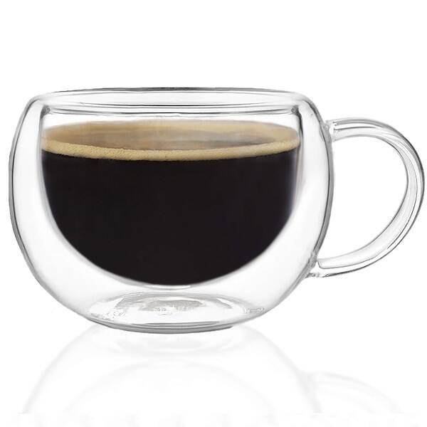 Szklanka termiczna 300 ml na kawę herbatę filiżanka z podwójnym dnem