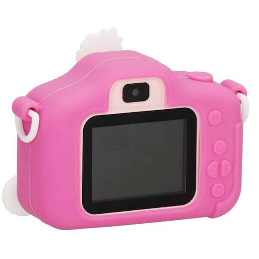 Aparat dla dzieci cyfrowa kamera full HD z kartą 32GB różowy
