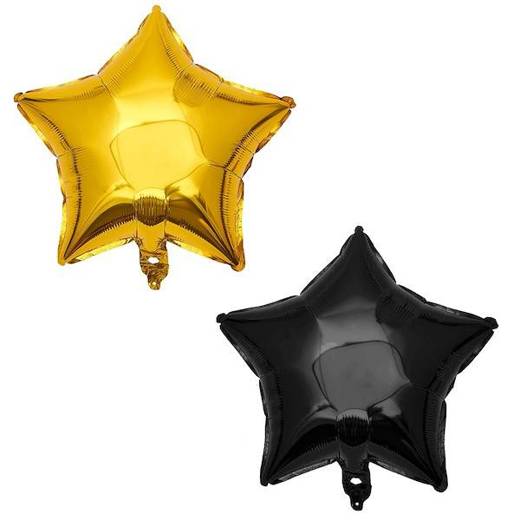 Balony na urodziny 53 szt. dekoracje z napisem happy birthday złoty/czarny/srebrny/biały