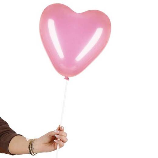 Balony serca na walantynki, urodziny 50 szt. różowe serduszka