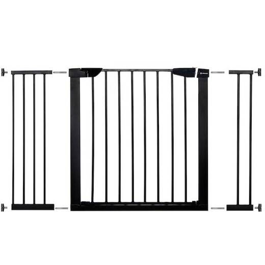 Bramka zabezpieczająca barierka rozporowa 75-124 cm czarna