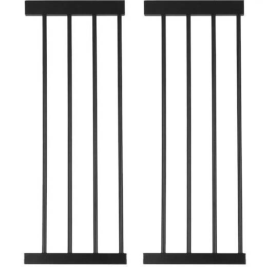 Bramka zabezpieczająca schody 75-138 cm bramka rozporowa brązowo-czarna