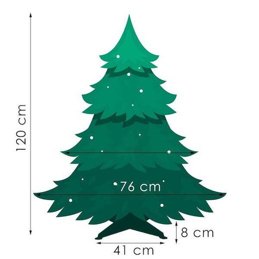 Choinka sztuczna 120 cm jak żywa świerk naturalny PE premium 