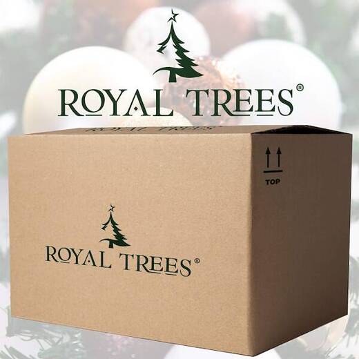 Choinka sztuczna 150 cm Premium Royal Trees świerk syberyjski z drewnianym stojakiem