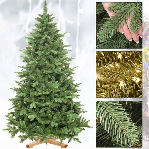 Choinka sztuczna 150 cm Premium Royal Trees świerk syberyjski z drewnianym stojakiem