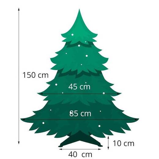 Choinka sztuczna premium 150 cm sosna diamentowa drzewko bożonarodzeniowe