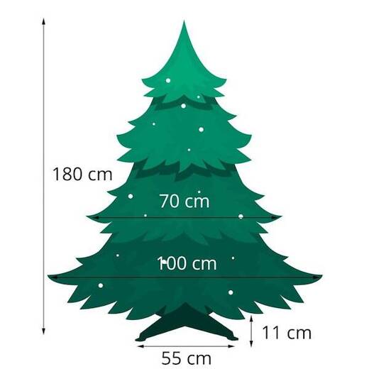 Choinka sztuczna premium 180 cm sosna diamentowa drzewko bożonarodzeniowe