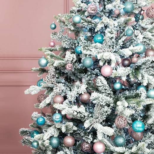 Choinka sztuczna premium 250 cm świerk ośnieżony drzewko bożonarodzeniowe PE