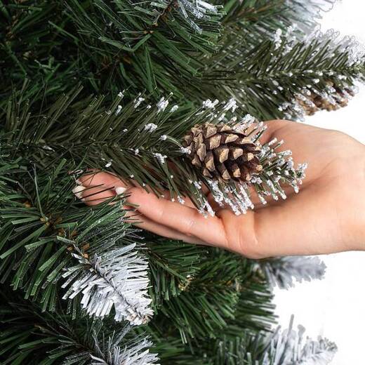 Choinka sztuczna slim 220 cm sosna diamentowa drzewko bożonarodzeniowe