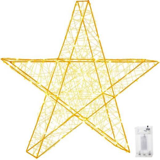 Dekoracja świąteczna 100 LED gwiazda oświetlenie witraż biały ciepły