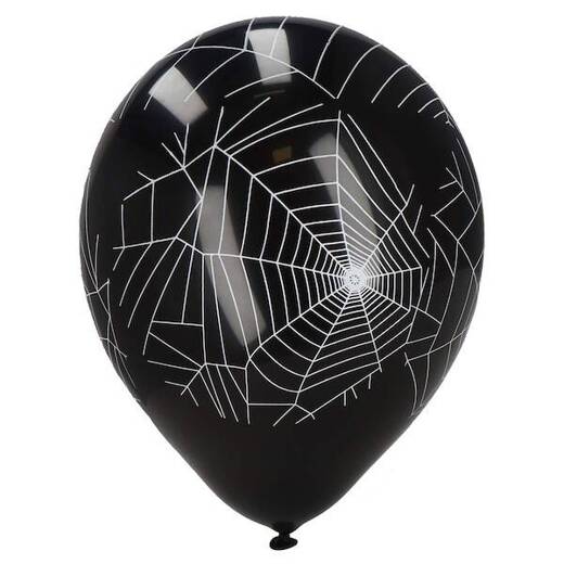 Dekoracje na Halloween balony zestaw duch dynia czarny kot 14 el.