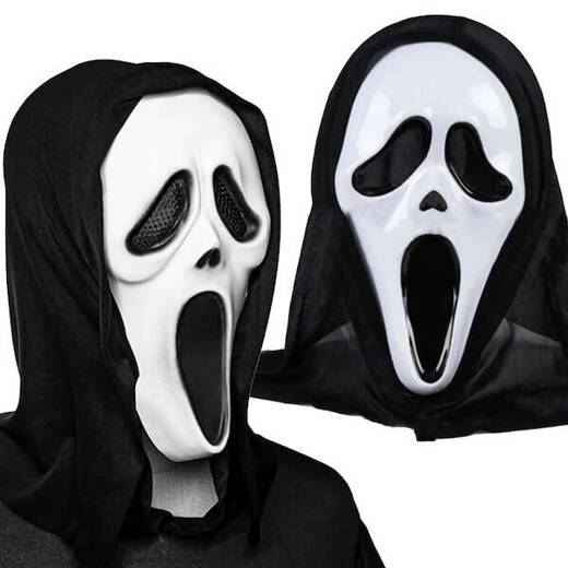 Dekoracje na Halloween strój kościotrupa kostek szkieletor maska