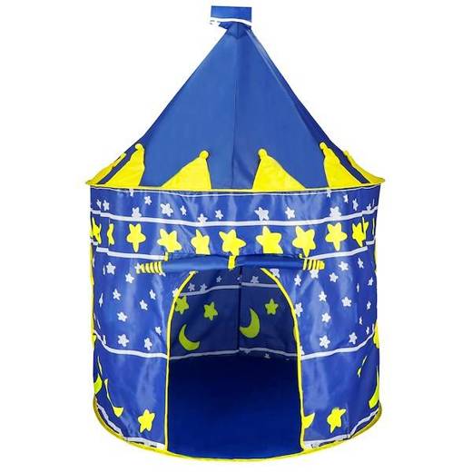 Domek dla dzieci zamek namiot do ogrodu granatowy