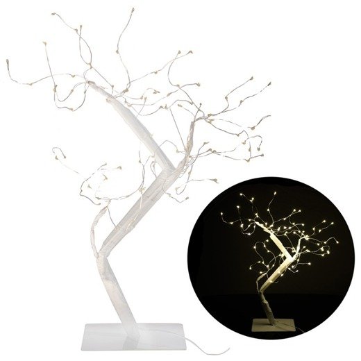 Drzewko szczęścia 90 LED lampki dekoracyjne biały ciepły