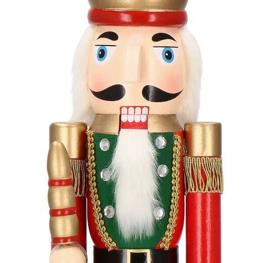 Dziadek do orzechów 61 cm król, drewniany żołnierzyk multikolor, figurka świąteczna