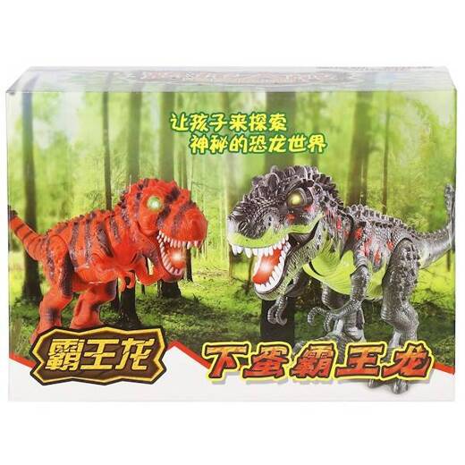 Figurki dinozaurów zestaw dinozaur T-rex świeci znosi jaja