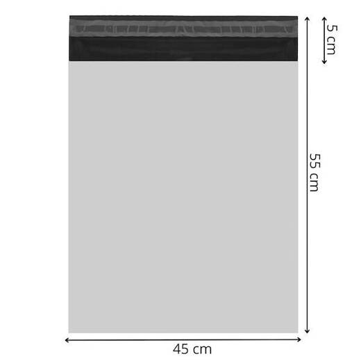 Foliopaki kurierskie zestaw 50 szt. 55x45 cm koperty foliowe do pakowania paczek