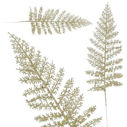 Gałązka świąteczna liść sztuczna dekoracja do stroika 45 cm