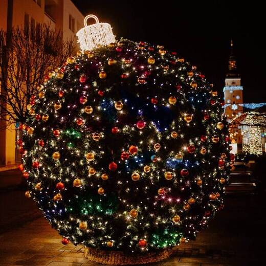 Girlanda świąteczna 300 cm z lampkami 50 LED multikolor, łańcuch choinkowy, zielony