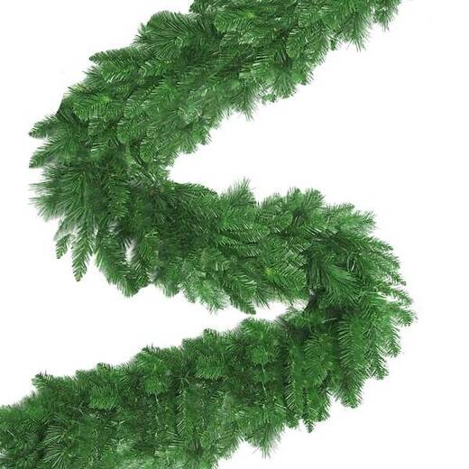 Girlanda świąteczna 300cm łańcuch choinkowy, zielony