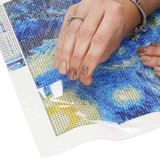 Haft diamentowy słoneczniki mozaika diamentowa DIY 40x30 cm