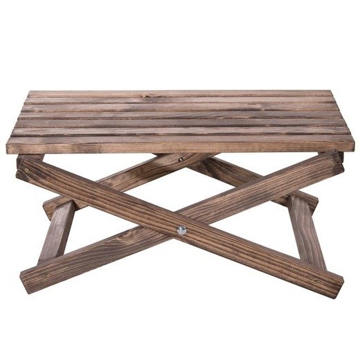 Impregnowany drewniany stolik do leżaków