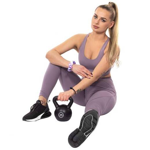 Kettlebell hantla 2kg ABS odważnik czarny