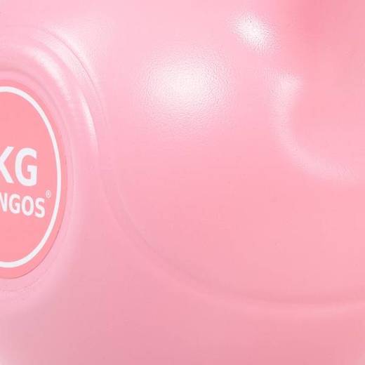 Kettlebell hantla ABS 6kg, odważnik różowy