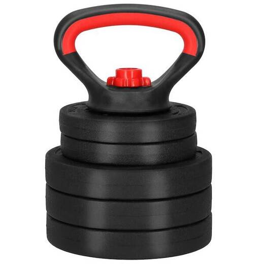 Kettlebell z regulacją obciążenia 10 kg zestaw 5 talerzy