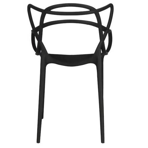 Krzesło do kuchni salonu jadalni biura nowoczesne Matrix skandynawskie loft czarne