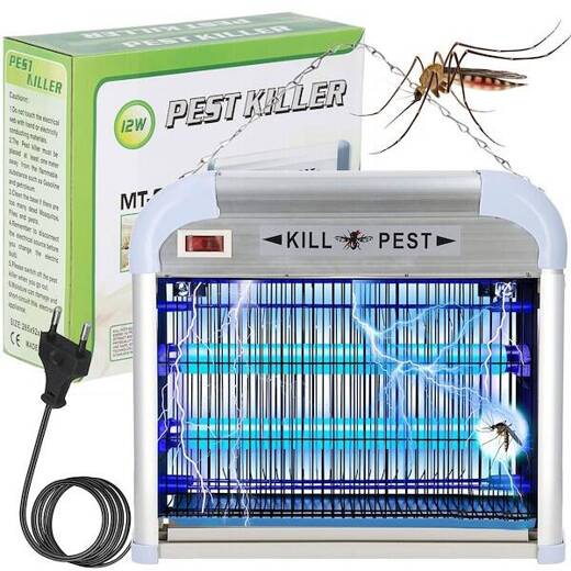 Lampa owadobójcza UV 20W na komary, muchy, ćmy