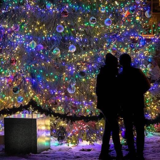 Lampki choinkowe 100 led multikolor 8,5 m oświetlenie świąteczne