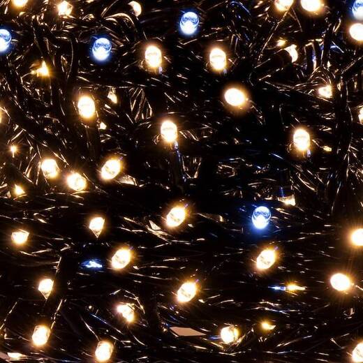Lampki choinkowe 1000 Led biały ciepły, flash biały zimny 80m oświetlenie świąteczne IP44