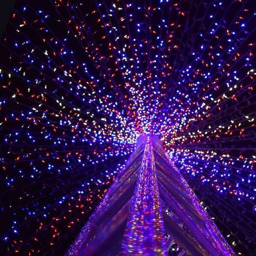 Lampki choinkowe 400 led multikolor 27,5 m oświetlenie świąteczne