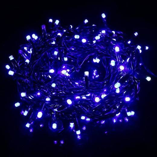 Lampki choinkowe 500 led światełka na prąd zewnętrzne niebieski