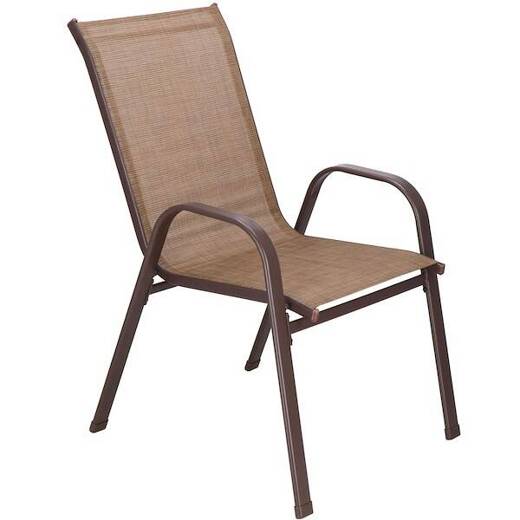 Meble ogrodowe 8 krzeseł, stół ze szkłem hartowanym zestaw dla 8 osób brązowy
