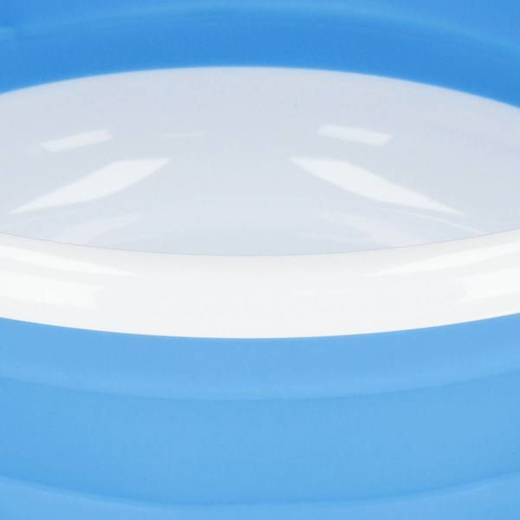 Miska składana 3 L uniwersalny pojemnik niebiesko-biały