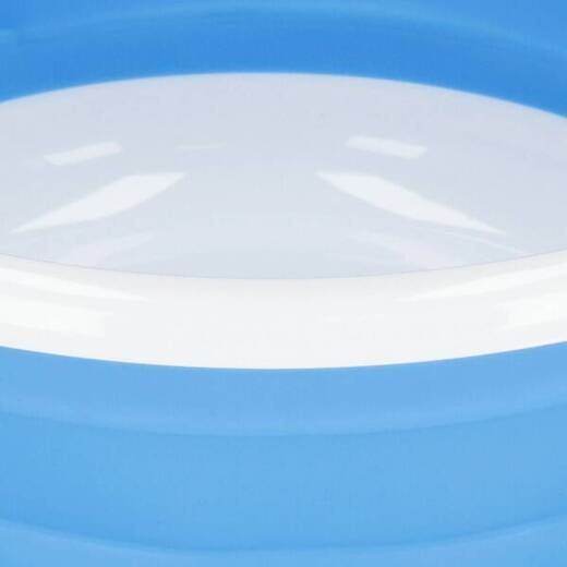 Miska składana 4,5 L uniwersalny pojemnik niebiesko-biały