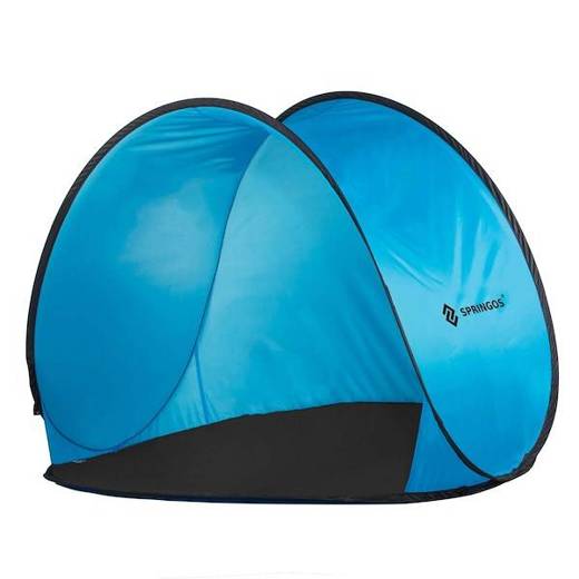 Namiot plażowy 150x90 cm samorozkładający pop-up niebieski