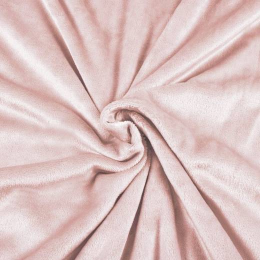 Narzuta na łóżko, pled 200x220 cm dwustronny koc na kanapę pudrowy róż
