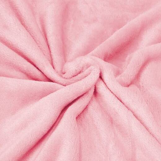 Narzuta na łóżko, pled 200x220 cm koc na kanapę różowy