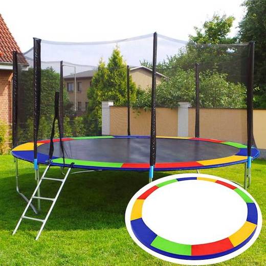 Osłona na sprężyny z siatką do trampoliny wewnętrzną 12FT 244/250/252 cm multikolor