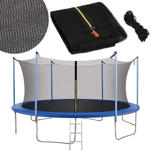 Osłona na sprężyny z siatką do trampoliny wewnętrzną 8FT 244/250/252 cm niebieska