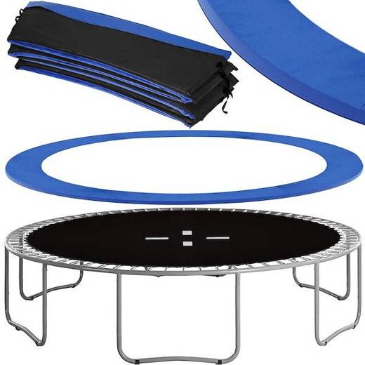 Osłona na sprężyny z siatką do trampoliny wewnętrzną 8FT 244/250/252 cm niebieska