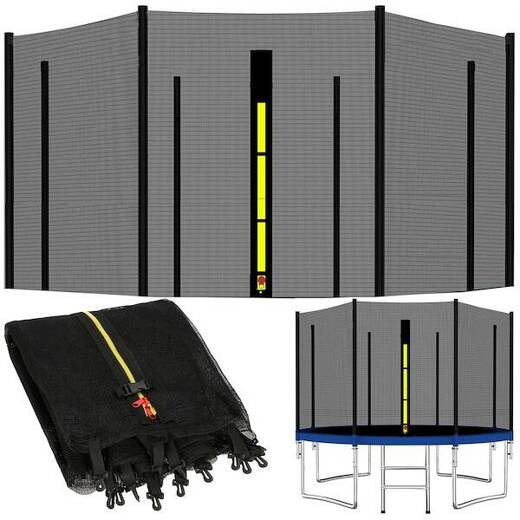 Osłona na sprężyny z siatką do trampoliny zewnętrzną 13FT 396/400/407cm niebieska